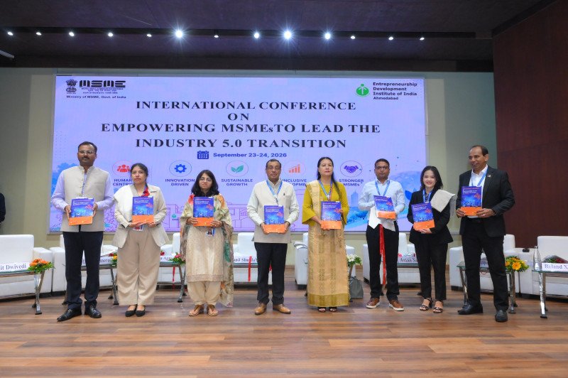 EDII organizes a two-day International Conference on ‘Empowering MSMEs to Lead the Industry 5.0 Transition’ decoding=