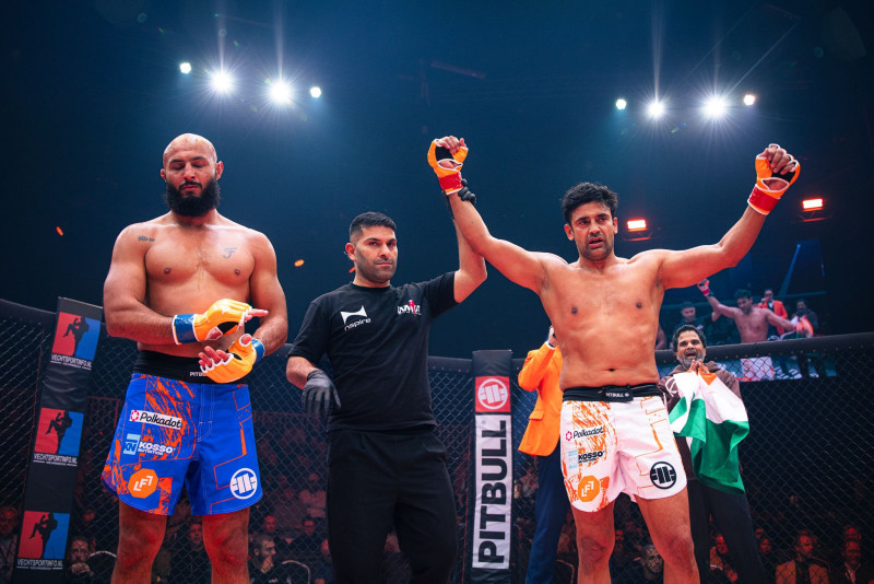 Sangram Singh Stuns Europe’s MMA Arena with Dominant Win Over Hakim Trabelsi decoding=