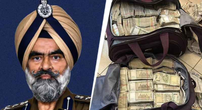 punjab-dig-harcharan-singh-bhullar-caught-taking-rs-5-lakh-bribe-cbi-recovers-rs-5-crore-cash-gold-and-luxury-cars