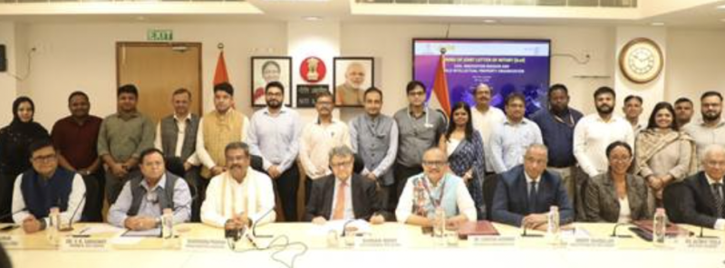 Dharmendra Pradhan presides over signing of Letter of Intent between Atal Innovation Mission and World Intellectual Property Organization decoding=