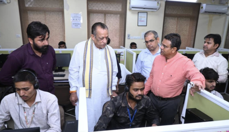 Rajasthan Animal Husbandry Minister Conducts Surprise Inspection of MVU Call Centre; 5 Absent Employees Face Action decoding=