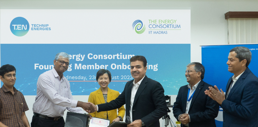 Technip Energies collaborates with IIT Madras to become a founding member of The Energy Consortium decoding=