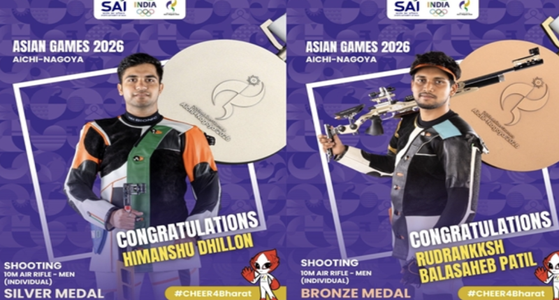 September 21, 2026: India Wins Three Shooting Medals at Asian Games; Men’s Badminton Team Reaches Quarter-Finals decoding=