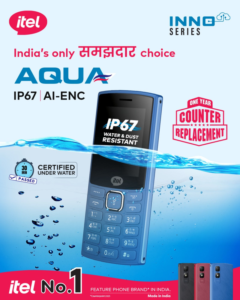 itel-aqua-introduced-with-ip67-rating-at-rs-1799-boasts-type-c-charging-support-and-a-big-1200-mah-battery
