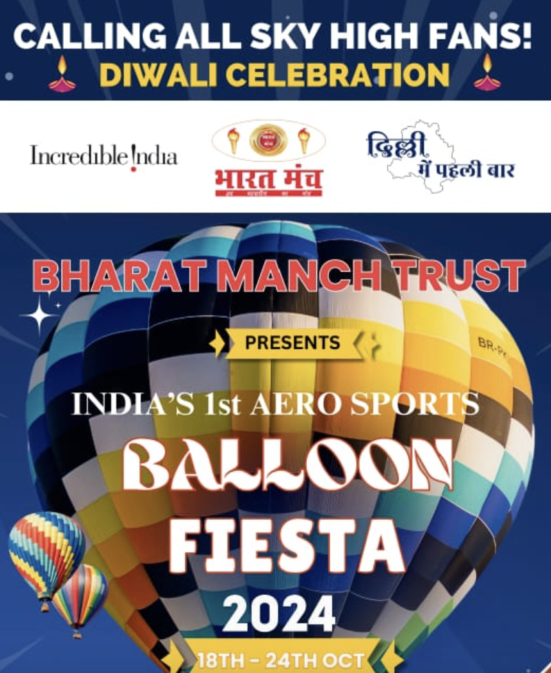 Balloon Fiesta 2024: India's First Aero-Sports Event to Take Place in Delhi decoding=