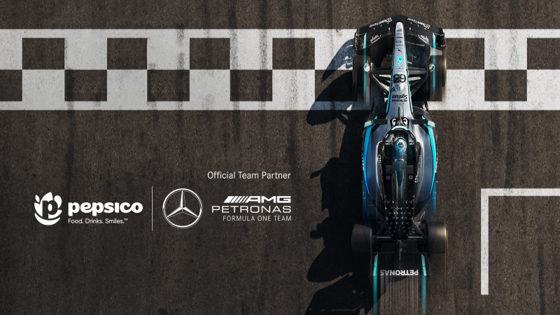 PEPSICO® ANNOUNCES LANDMARK GLOBAL PARTNERSHIP WITH MERCEDES-AMG PETRONAS F1 TEAM FOR 2026 decoding=