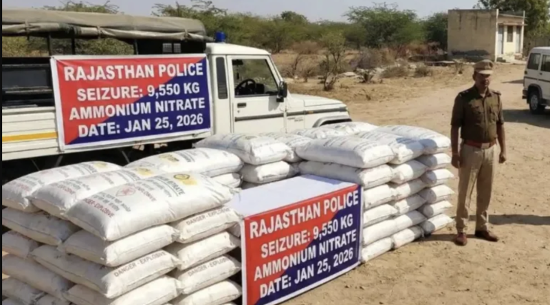 10,000 Kg Explosives Seized in Rajasthan’s Nagaur Ahead of Republic Day, Major Plot Foiled decoding=