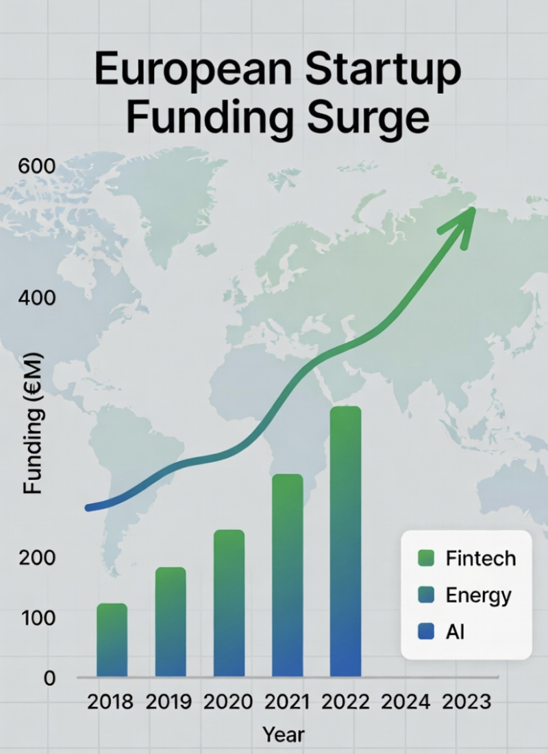 European Startup Funding Surges Across Fintech, Energy, and AI with Notable Rounds from Revolut, PowerUP, and Cerrion decoding=