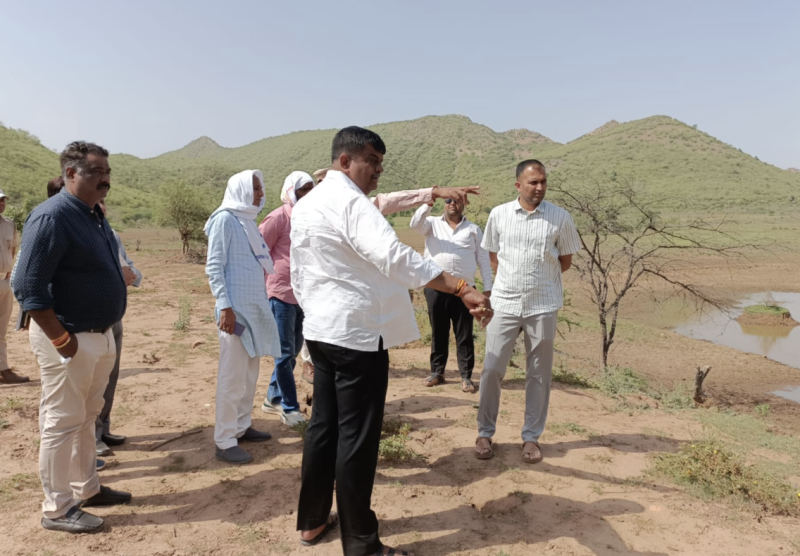 Forest Minister Sanjay Sharma Inspects Nidani and Proposed Dam Sites in Alwar; Urges Public Participation in 'Vande Ganga' Water Conservation Drive decoding=