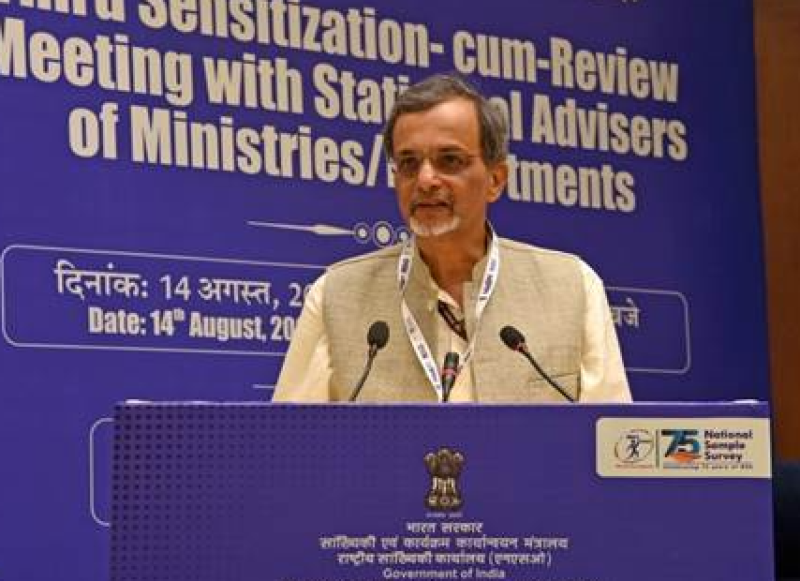 Sensitization cum review meeting of Statistical Advisers held on August 14, 2025 at Vigyan Bhawan, New Delhi decoding=