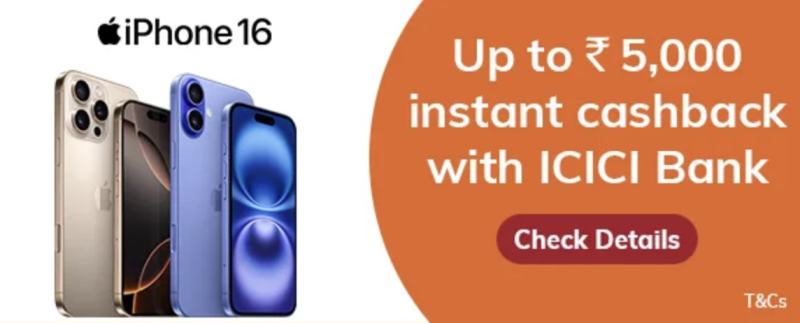 ICICI Bank offers special deals on iPhone 16 and other Apple products