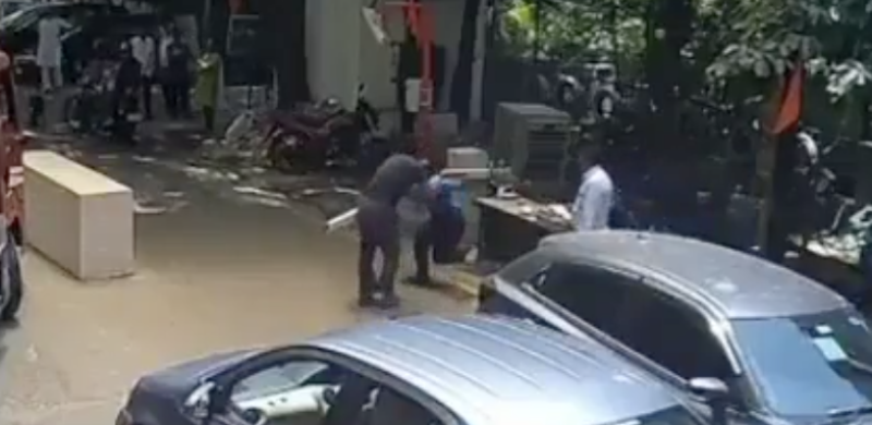 Who Is the Man Who Attacked Elderly Guard in Noida? Baleno Driver Under Scanner After Viral Video decoding=