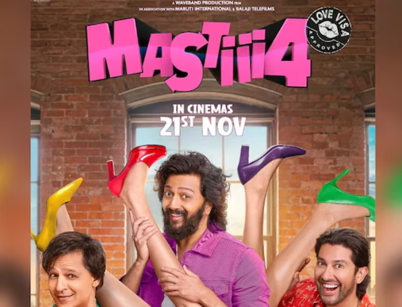 Mastiii 4 Tanks Badly: Riteish–Aftab–Vivek Starrer Ends Weekend at ₹6.50 Crore decoding=