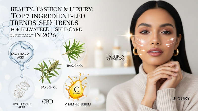 Beauty, Fashion & Luxury: Top 7 Ingredient-Led Trends for Elevated Self-Care IN 2026 decoding=