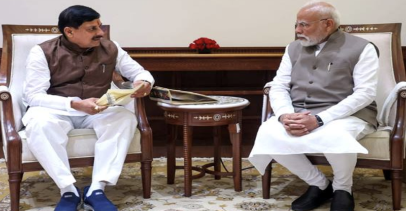 Madhya Pradesh CM Invites Prime Minister Narendra Modi to State