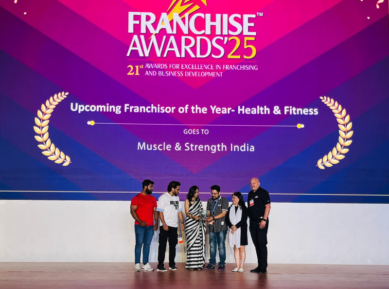 muscle-strength-india-bags-award-for-upcoming-franchisor-of-the-year-health-fitness-category