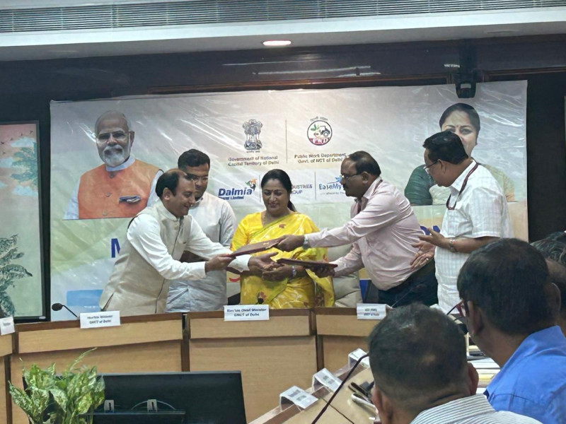 Dalmia Bharat Partners with Delhi PWD to Transform Under-Flyover Spaces into Sustainable Urban Hubs decoding=