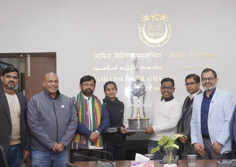Jamia Millia Islamia Archery Team emerges as 'State Champion' in 46th Delhi State Archery Championship 2025-26 decoding=