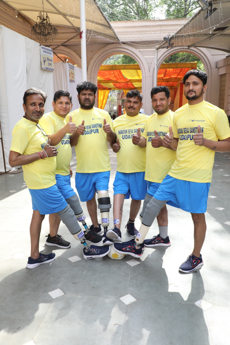 Narayan Seva Sansthan Transforms Lives of 140 Differently-Abled Through Limb Fitment Camp in Delhi decoding=