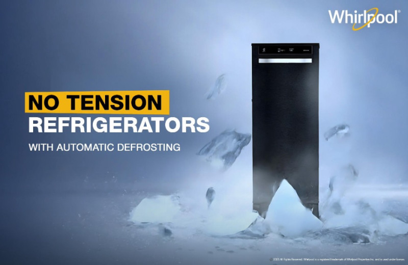 Whirlpool introduces ‘No Tension Refrigerators’ with Automatic Defrosting to deliver hassle-free cooling decoding=