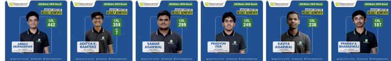 Arnav Muralidhar (CRL 442) Leads Resonance Stars in JEE Main 2026; Aditya Ramteke (CRL 358, SC 7) Among Top Performers