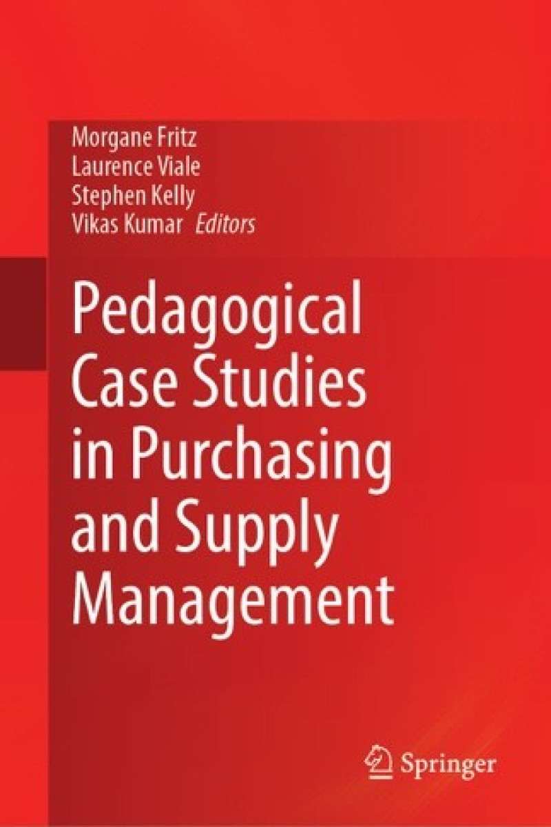 Excelia Business School co-edits the first book in English specifically devoted to pedagogical case studies in the field of supply chain management decoding=