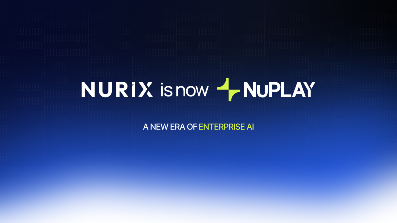 Nurix AI Rebrands as NuPlay AI to Advance a New Generation of Self-Improving AI Systems decoding=