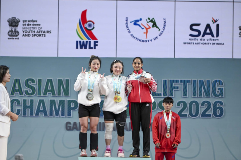 Bronze Medal Glory for Komal Kohar on opening day of 2026 Asian Senior Weightlifting Championships decoding=