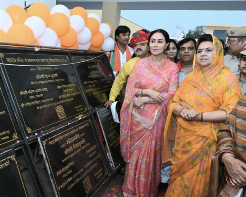diya-kumari-launches-2076-crore-projects-in-rajsamand-boosts-roads-school-and-temple-infrastructure