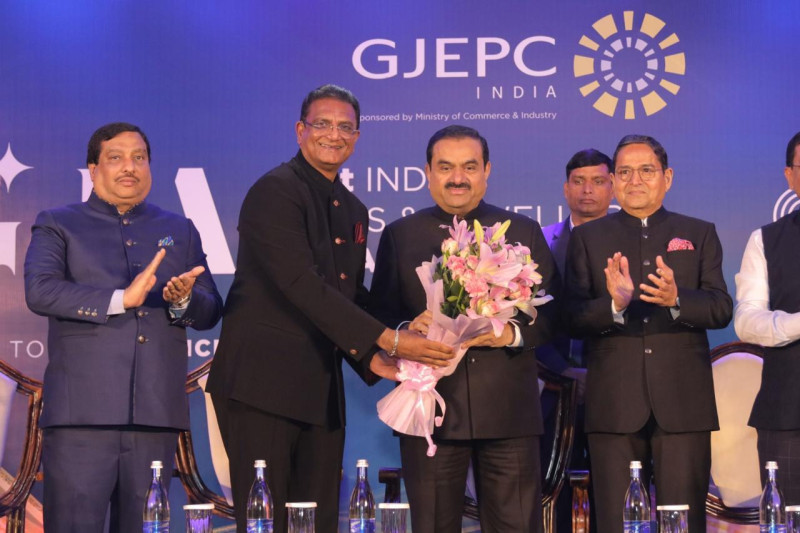 Gautam Adani Advocates Technology & Sustainability at GJEPC's 51st India Gem & Jewellery Awards in Jaipur