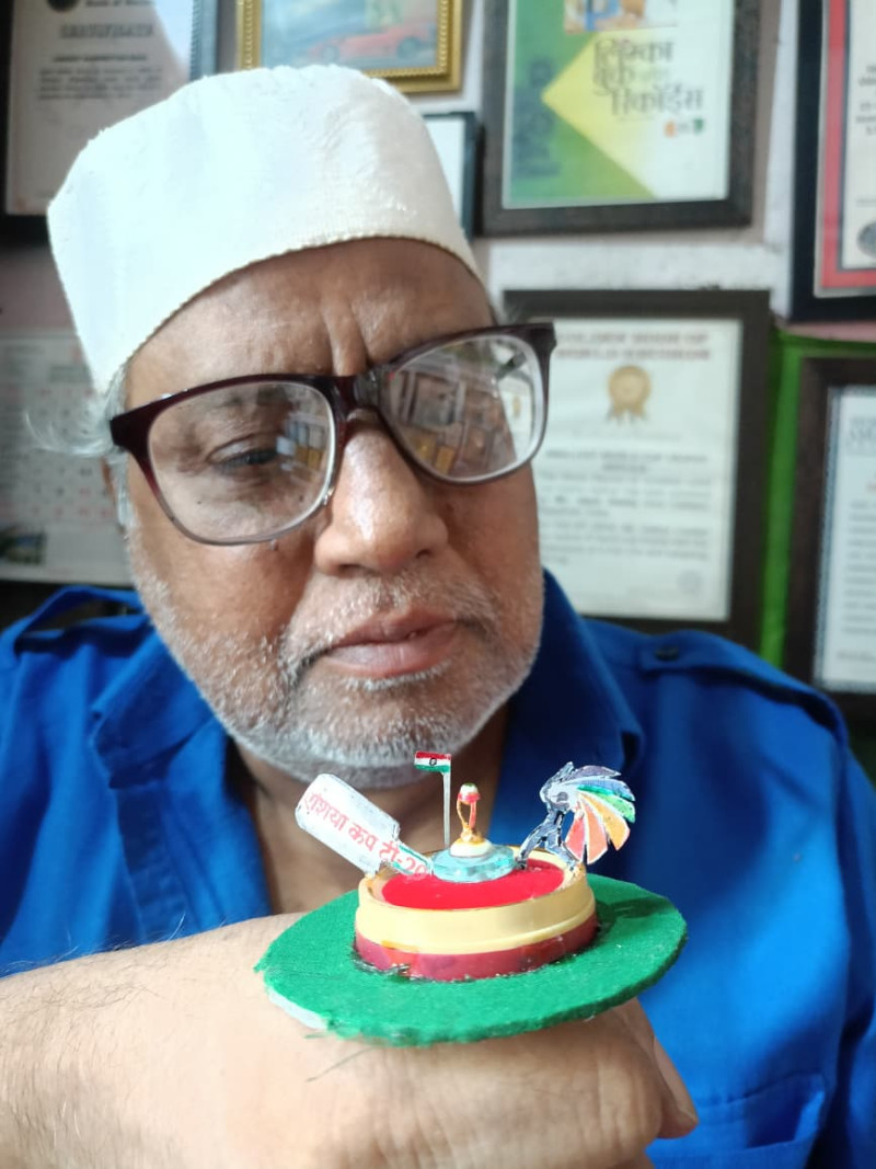 On PM Modi’s 75th Birthday, Udaipur Shilpi Designs Golden Asia Cup T20 2025 Trophy decoding=