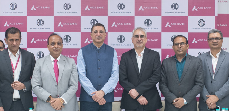 JSW MG Motor India partners with Axis Bank to promote EVs decoding=