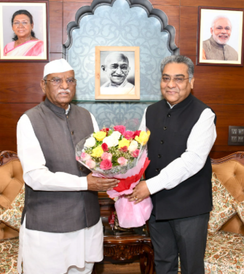 Chief Justice of Rajasthan High Court Calls on Governor