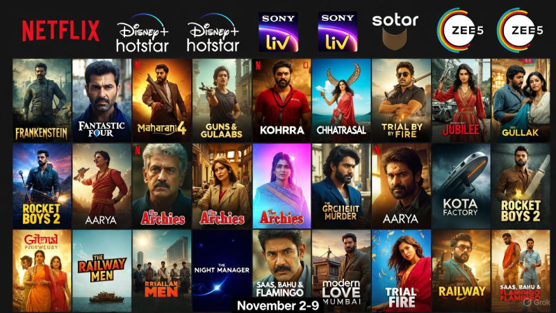 OTT Releases This Week (Nov 2–9): Frankenstein, Fantastic Four, Maharani 4, and More Hit Netflix, Hotstar, SonyLIV & ZEE5 decoding=