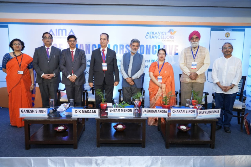 BML Munjal University Partners with AIMA to Shape the Future of Education at the Vice Chancellors Conclave