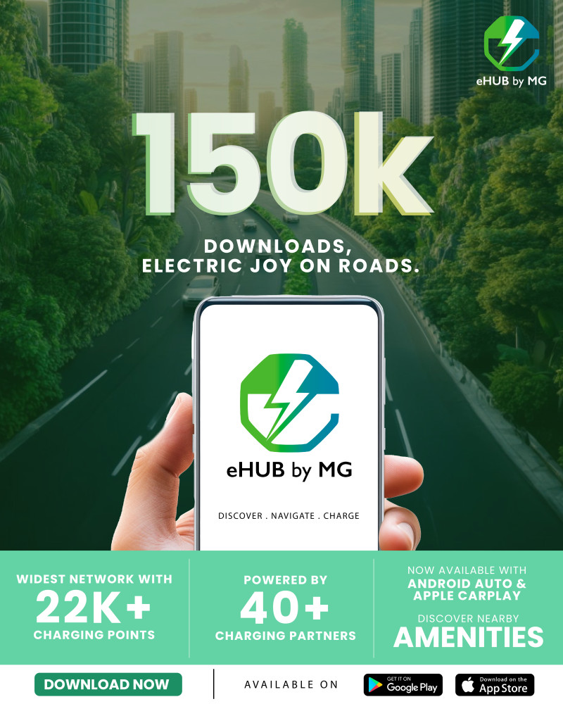 e-Hub by MG becomes India’s Largest Unified EV Charging App decoding=