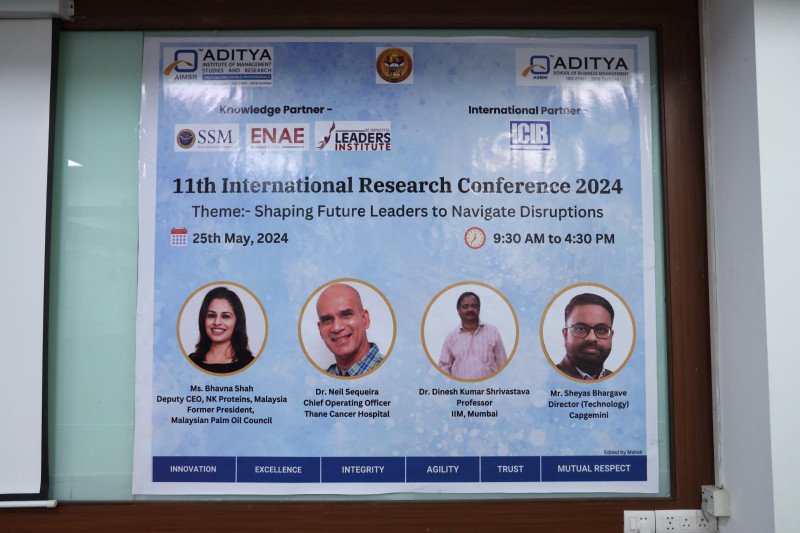 Aditya Group of Institutions hosts International Research Conference to foster future leaders for a rapidly evolving and advanced world decoding=
