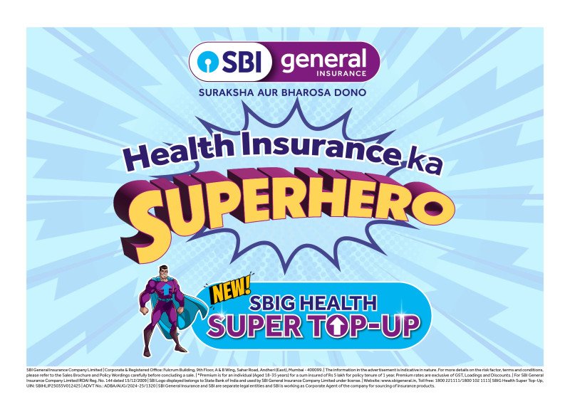 SBI General Insurance launches 'SBIG Health Super Top-Up' Policy to meet challenge of rising Medical Costs decoding=