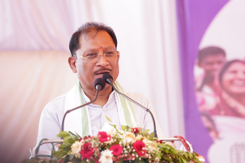Raipur: Chief Minister Vishnu Deo Sai announces major gift — development projects worth lakhs approved for Karhibazar and several Gram Panchayats. decoding=