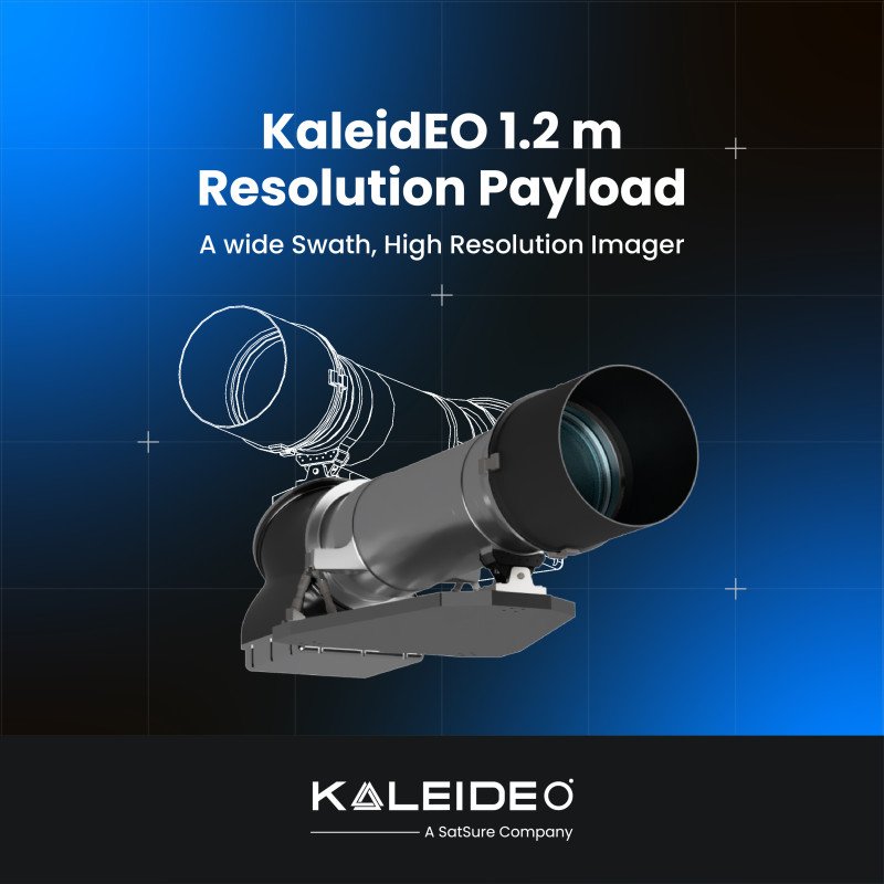 KaleidEO Unveils a High Resolution Multispectral Payload Delivering the Largest Area Coverage from India decoding=