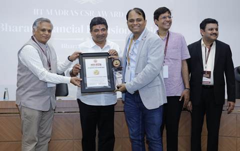 Bharat Financial Inclusion Limited bags the best CSR initiative award at IIT  Madras decoding=