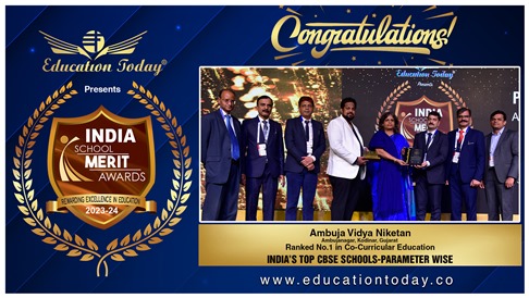 Ambuja Vidya Niketan Clinches Top Honour at India School Merit Awards for Excellence in Co-curricular Education decoding=