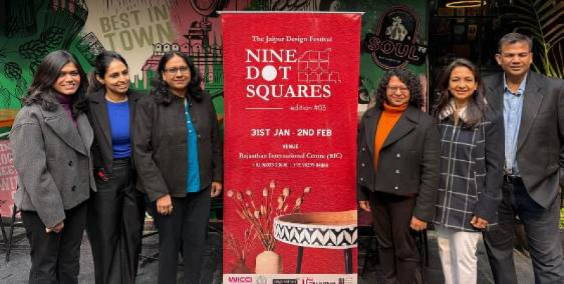 Ninedotssquares will host the country's unique Jaipur Design Festival for entrepreneurs and traditional designers in Jaipur decoding=