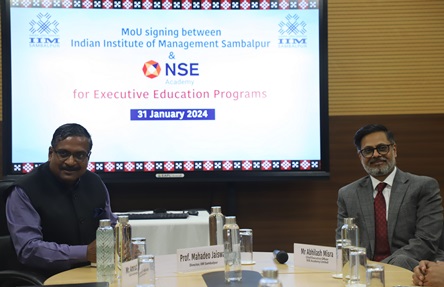 IIM Sambalpur and NSE Academy Inks MoU to Launch PG Program in Fintech for Working Professionals decoding=