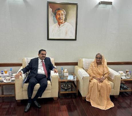 adani-group-chairman-meets-with-the-prime-minister-of-bangladesh