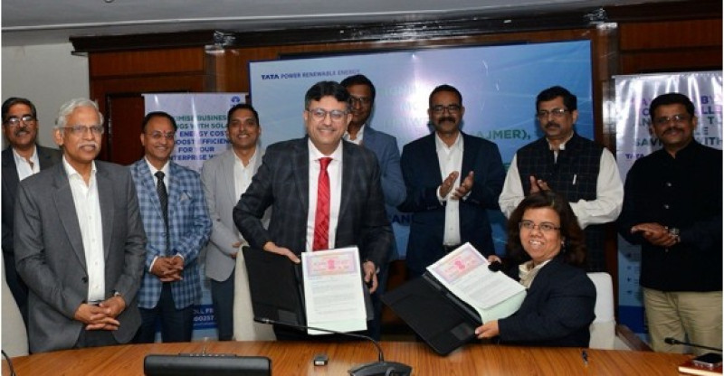 Tata Power Signs MoU with Rajasthan Discoms to Accelerate Rooftop Solar Adoption decoding=