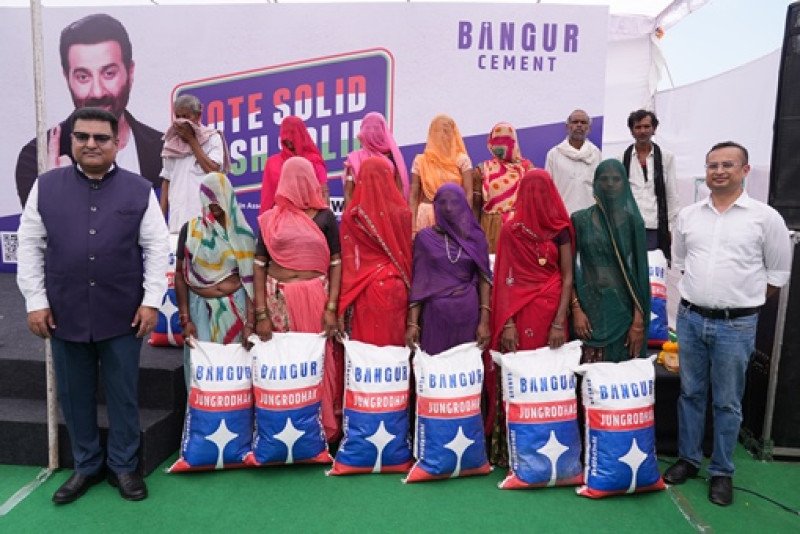 bangur-cement-to-donate-more-than-five-lakh-kilos-of-cement-as-part-of-its-vote-solid-desh-solid-campaign