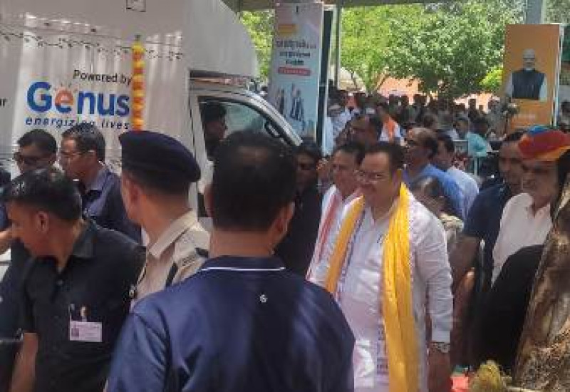 Genus Power Infrastructure in association with Jaipur Nagar Nigam roll outs a Mobile Air Purification Vehicle for a Cleaner Jaipur decoding=