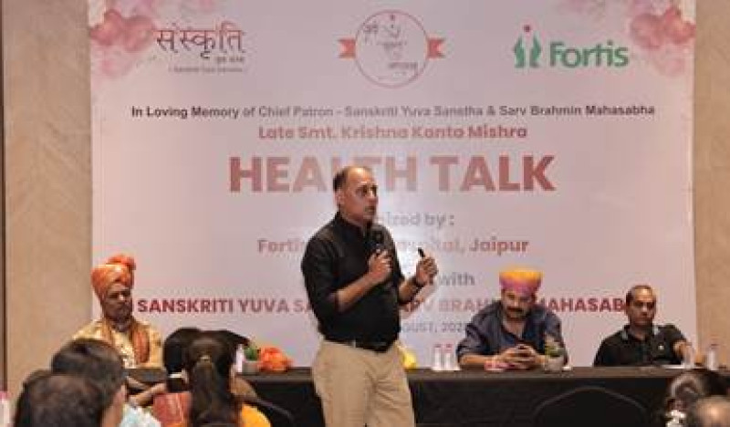 Fortis Jaipur Hosts Health Talk to Promote Preventive Care and Surgical Advancements decoding=