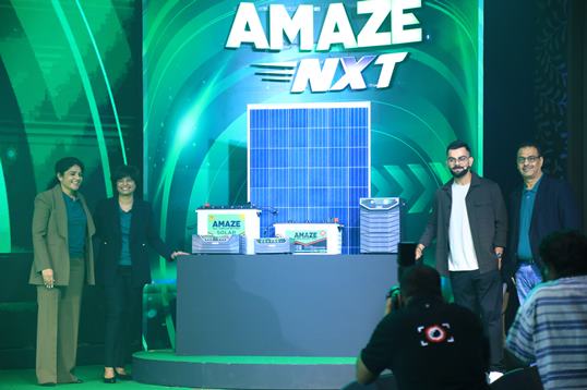 India’s Fastest growing Energy Solutions brand ‘Amaze’ further strengthens its position by launching widest range of Inverter, batteries and solar products decoding=